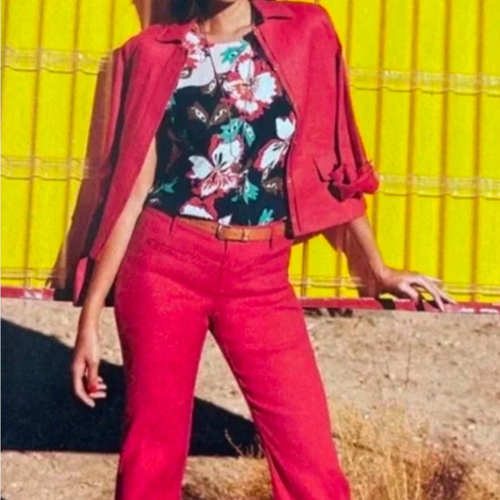 CAbi Cranberry Crush 2 pc. Suit Medium Blazer & Pants